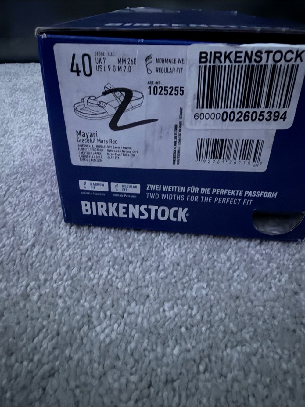 Birkenstock Red Cross-strap Cork Sandals TW - Picture 4 of 4
